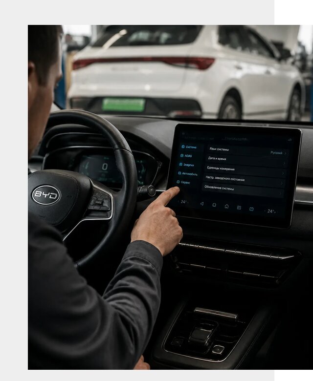 Русификация BYD E2 в Арсеньеве от 15317 р. | ФастМобиль-Рсн под ключ